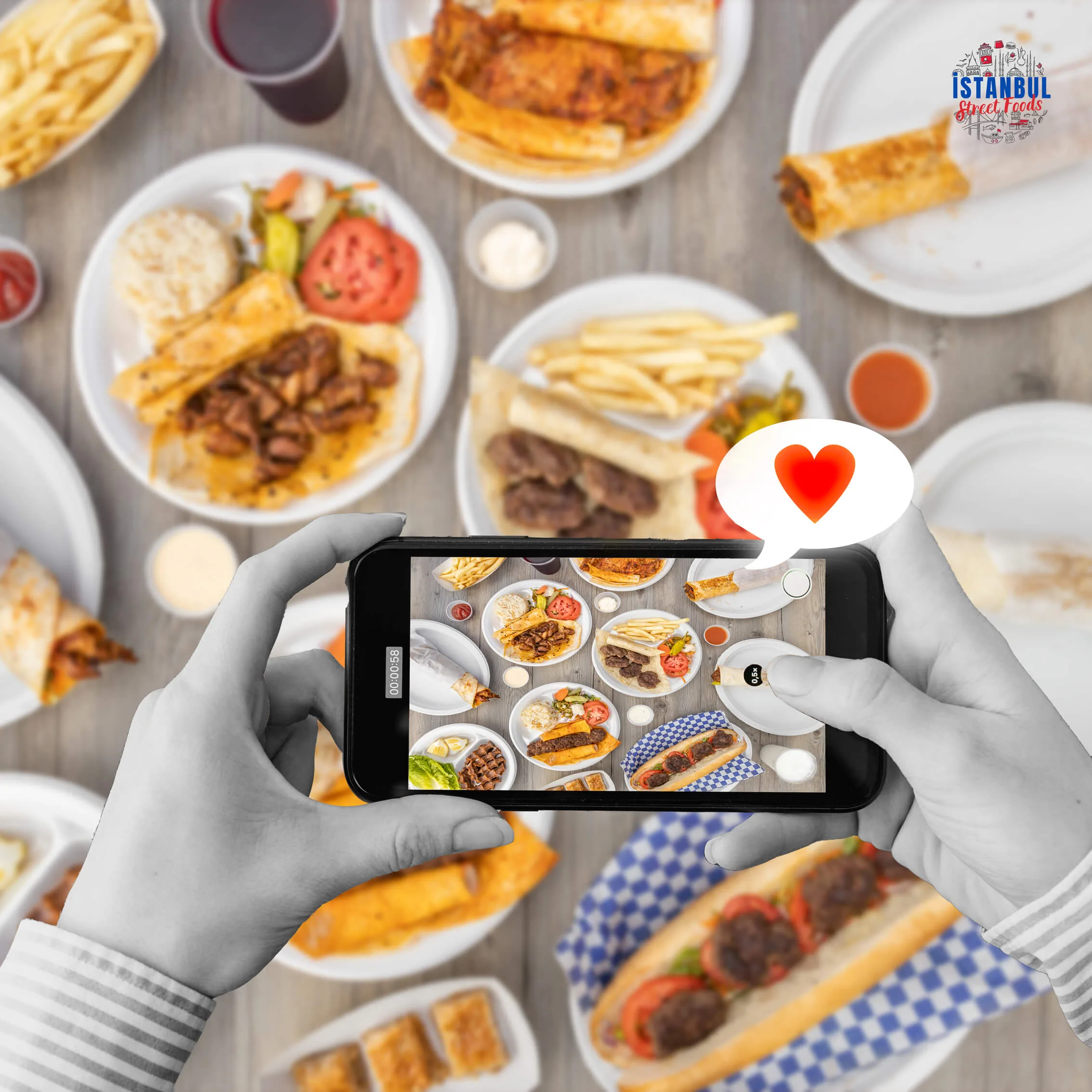 Istanbul Street Foods Social Media Design