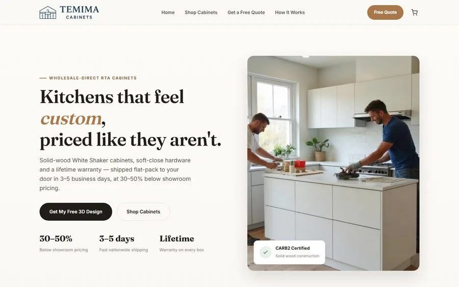 Temima Cabinets Redesign